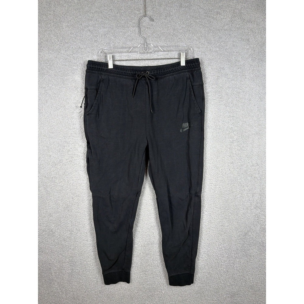 Nike Sportswear Tech Fleece Pants Men's‎ Size L Black Joggers DD5293-010